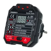 Narzędzia sieciowe - Tester do gniazd sieciowych Ermenrich Zing ST40 82963 - miniaturka - grafika 1