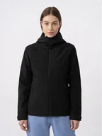 Kurtki narciarskie - 4F Kurtka narciarska 4FAW23TTJAF363 Czarny Slim Fit - miniaturka - grafika 1