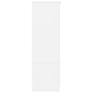 Szafa ALTA, biała, 90x55x170 cm, lite drewno sosnowe Lumarko! - Meble do przedpokoju - miniaturka - grafika 6