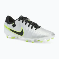 Piłka nożna - Buty piłkarskie męskie Nike Tiempo Legend 10 Academy FG/MG metallic silver/volt/black WYSYŁKA W 24H 30 DNI NA ZWROT - miniaturka - grafika 1