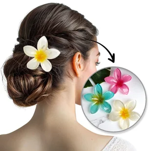 Spinka do włosów klamra XL KLIPS kwiat ombre żółty 6 cm SP404 - Ozdoby do włosów Spinka do włosów klamra XL KLIPS kwiat ombre żółty 6 cm SP404 - Ozdoby do włosów - miniaturka - grafika 1