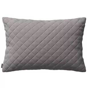 Dekoria Poszewka Kinga pikowana 60 x 40 cm gołębi szary 60 × 40 cm Velvet 148-704-11 - Poszewki na poduszki - miniaturka - grafika 1