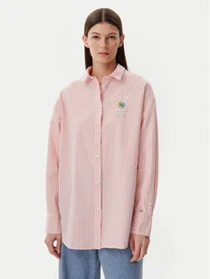 Napapijri Koszula G-Fete NP0A4IFM Różowy Loose Fit - Koszule damskie - miniaturka - grafika 1