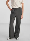 Spodnie damskie - Pieces Spodnie materiałowe 17130407 Szary Loose Fit - miniaturka - grafika 1