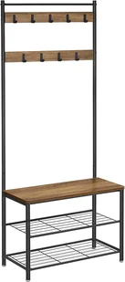 Szafka Na Buty Do Przedpokoju 175 Cm Loft - Szafki na buty - miniaturka - grafika 1