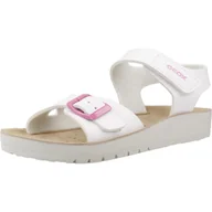 Sandały damskie - Sandały Geox Model J Sandal Costarei Gi Kolor Biały - miniaturka - grafika 1