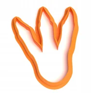 Formy do ciast - Foremka ciastek Dinozaur Stopa Łapa T-Rexa - miniaturka - grafika 1