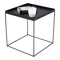 Ławy i stoliki kawowe - Czarny loftowy stolik kawowy - Diros 5X - miniaturka - grafika 1