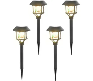 Aigostar - ZESTAW 4x LED RGB Lampa solarna LED/0,2W/2V IP44 - Lampy ogrodowe - miniaturka - grafika 1