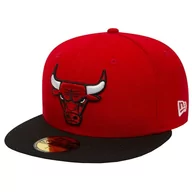 Czapki męskie - Czapka z daszkiem męska New Era Chicago Bulls NBA Basic Cap - miniaturka - grafika 1