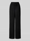 Spodnie damskie - Spodnie materiałowe z prostą nogawką i wpuszczanymi kieszeniami model ‘PRICIL’ - miniaturka - grafika 1