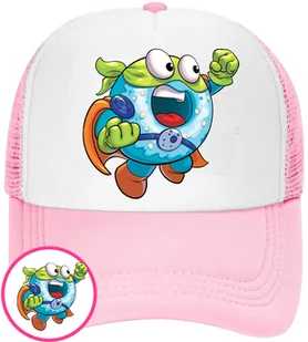 CZAPKA Z DASZKIEM SUPER ZINGS DLA DZIECI SIATKA RÓŻOWA BEJSBOLÓWKA - Czapki i chusty sportowe męskie - miniaturka - grafika 1