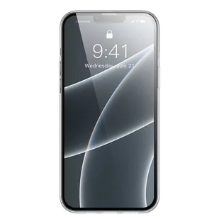 Baseus Przeźroczyste Etui Simple do iPhone 13 Pro Max białe - Etui i futerały do telefonów - miniaturka - grafika 20