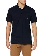 Koszulki męskie - Trigema Męska koszulka polo Single-Jersey, Niebieski (granatowy 046), XL - miniaturka - grafika 1