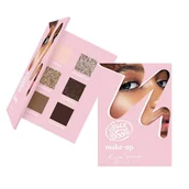 Cienie do powiek - Face Boom Eyeshadow Palette paleta cieni do powiek Pink Power Girl - miniaturka - grafika 1