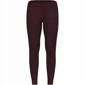 Pozostała odzież narciarska - Legginsy termoaktywne damskie ODLO Merino 200 BL Bottom Long brązowe M - miniaturka - grafika 1
