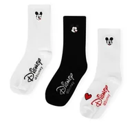 Skarpetki dla dzieci - Zestaw 2 par wysokich skarpet dziecięcych Mickey&Friends ACCCS-SS24-338DSTC Czarny - miniaturka - grafika 1