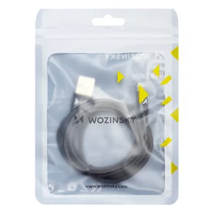 Wozinsky kabel przewód USB - Lightning 2,4A 1m czarny WUC-L1B - Kable USB - miniaturka - grafika 5