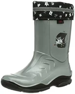 Kalosze damskie - Capt'n Sharky 120109 kalosze chłopięce z półcholewką, szary - szary, antracyt, czarny. - 32 EU - miniaturka - grafika 1