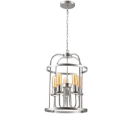 Lampy sufitowe - Żyrandol na łańcuchu CONSTANTINE 5xE27/60W/230V chrom - miniaturka - grafika 1