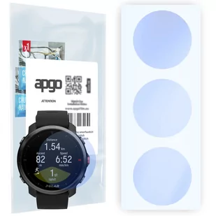 Szkło ochronne na ekran Hybrydowe 9H zamiennik hartowanego do Polar Grit X S/M - apgo Hybrid Smartwatch Protection Ochrona na ekran smartwatcha - Akcesoria do smartwatchy - miniaturka - grafika 1