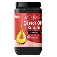 Maski do włosów - BIO NATURELL Hair Mask Ulra Repair maska do włosów Castor Oil & Keratin 946ml - miniaturka - grafika 1