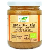 Słodkie kremy i masła - Bio Planet Krem orzechowy mix (4 orzechy) 250 g Bio - miniaturka - grafika 1