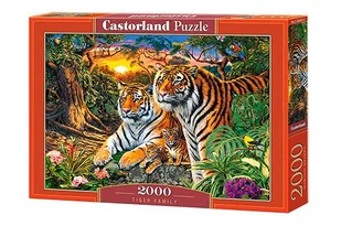 Castorland Puzzle 2000 el. C-200825 Tiger Family - - Puzzle - miniaturka - grafika 1