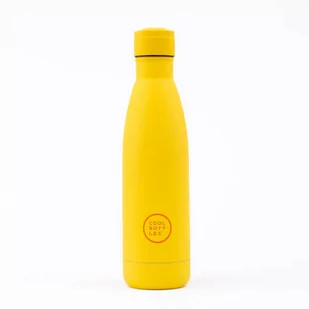 Cool Bottles Butelka termiczna 500 ml Triple cool Vivid Yellow - Zestawy naczyń dla dzieci - miniaturka - grafika 1