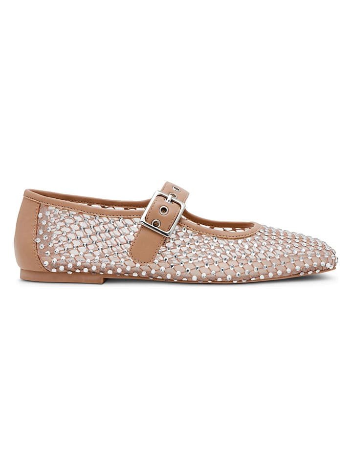 Steve Madden Baleriny w kolorze beżowym z paskiem