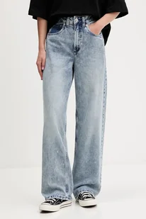 Vans jeansy damskie high waist VN000MB5F2D1 - Spodnie damskie - miniaturka - grafika 1