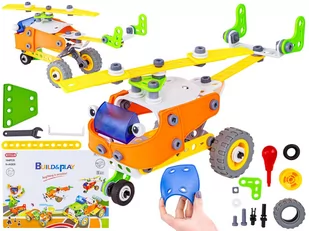 Zestaw majsterkowicza QUAD SAMOLOT klocki śruby do skręcania kreatywne 5w1 - Modele do sklejania Zestaw majsterkowicza QUAD SAMOLOT klocki śruby do skręcania kreatywne 5w1 - Modele do sklejania - miniaturka - grafika 1