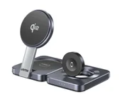 Ładowarki do telefonów - Unitek P1300AGY01 3w1 15W Qi2 Szara - miniaturka - grafika 1