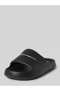 Klapki z nadrukiem z logo - Champion - Klapki i japonki damskie - miniaturka - grafika 1