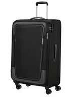Walizki - Walizka duża poszerzana American Tourister Pulsonic - asphalt black - miniaturka - grafika 1