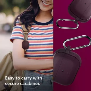 Caseology vault apple airpods pro 1 burgundy - Akcesoria do słuchawek - miniaturka - grafika 11