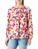 Bluzki damskie - Seidensticker Damska bluzka o regularnym kroju z długim rękawem, czerwona, 48, czerwony, 48 - miniaturka - grafika 1