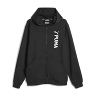 Bluzy sportowe męskie - Bluza męska PUMA Fit Double Knit FZ Hoodie - miniaturka - grafika 1
