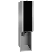Dozowniki papieru i mydła dla firm - Dozownik mydła w pianie do zabudowy 650 ml KWC Exos, stal kolor czarny - miniaturka - grafika 1