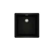 Zlewozmywaki - Zlewozmywak Teka RADEA R10 40.40 M-TG CN czarny Carbon 115230048 - miniaturka - grafika 1