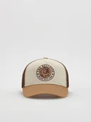 Czapki damskie - Reserved - Czapka z daszkiem - brązowy - miniaturka - grafika 1