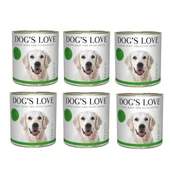 Mokra karma dla psów - DOG'S LOVE WILD dziczyzna z marchewką, selerem 6 x 800g - miniaturka - grafika 1