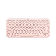 Klawiatury - LOGITECH K380 dla urządzeń Mac US różowa 920-010405 - miniaturka - grafika 1