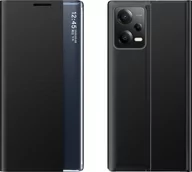 Etui i futerały do telefonów - Hurtel New Sleep Case etui do Xiaomi Redmi Note 12 Pro / Poco X5 Pro 5G pokrowiec z klapką podstawka czarne - miniaturka - grafika 1