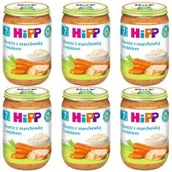 Dania dla dzieci - Hipp Risotto z marchewką i indykiem po 7. miesiącu zestaw 6 x 220 g Bio - miniaturka - grafika 1
