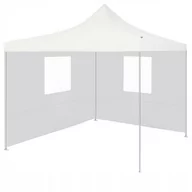 Pawilony ogrodowe - vidaXL Profesjonalny, składany namiot imprezowy, 2 ściany, 3x3 m, stal 48862 - miniaturka - grafika 1