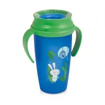 Canpol babies LOVI 360 Kubek Lovi 350 ml ACTIVE Follow the rabbit UNISEX 5903407015767 - Kubki dla dzieci - miniaturka - grafika 1