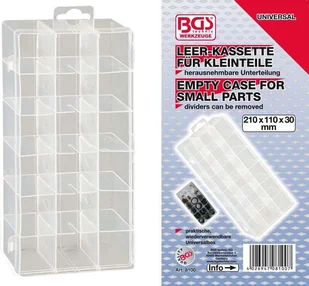 BGS kasety leer na małe części, BGS-8100 - Skrzynki i torby narzędziowe - miniaturka - grafika 1