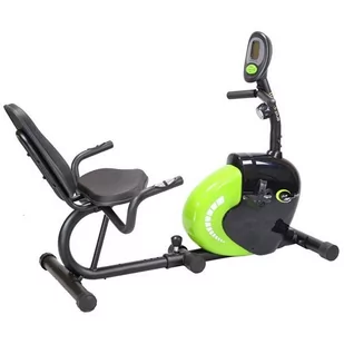 HMS R9259 PLUS POZIOMY ROWEREK MAGNETYCZNY (9 KG) czarno-zielony - Rowery treningowe - miniaturka - grafika 1