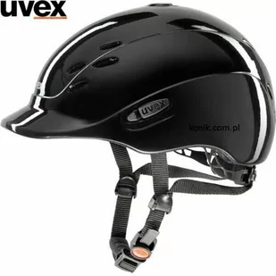 UVEX Kask model ONYXX dziecięcy shiny black - Kaski rowerowe - miniaturka - grafika 1